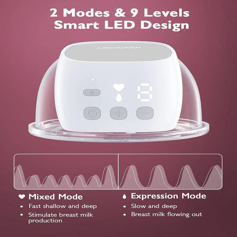 Momcozy S9 Pro Double Breast Pump - White