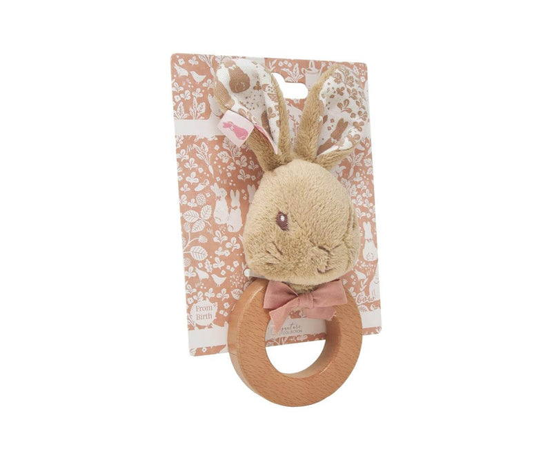 Peter Rabbit Signature Collection - Flopsy Wooden Ring Rattle