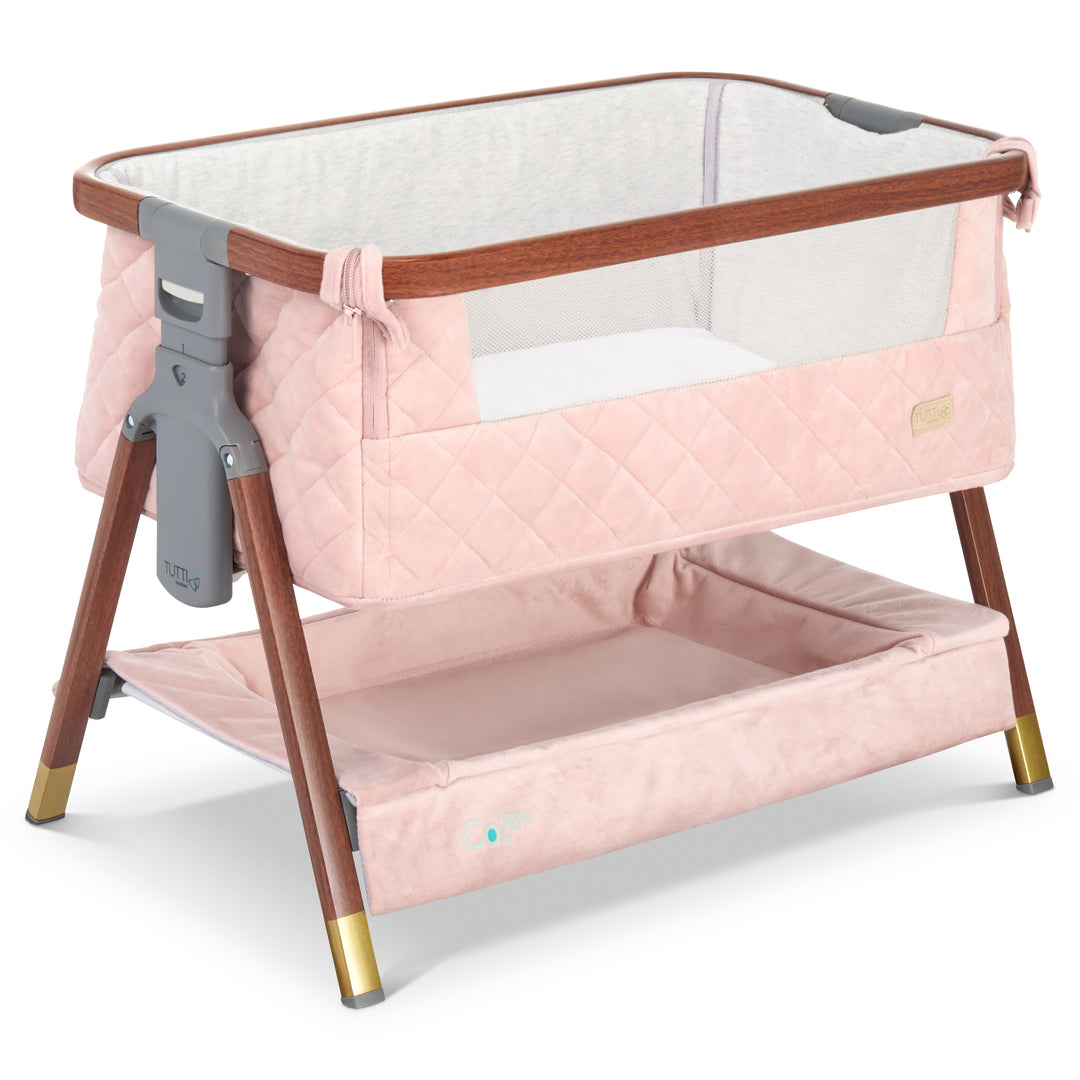 Tutti Bambini CoZee Luxe Mini Me Crib Walnut Blush1