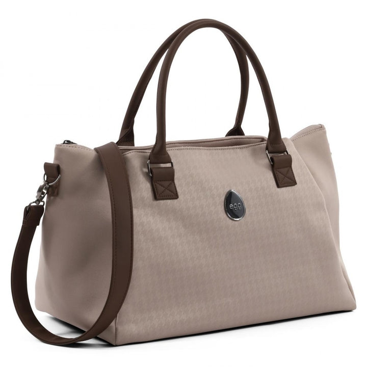 egg3 Overnight Bag - Houndstooth Almond