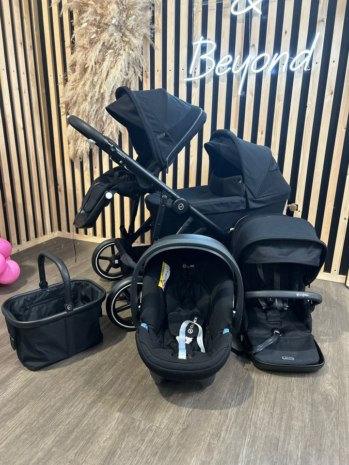 PRE LOVED Cybex Gazelle S Double Travel System - Black