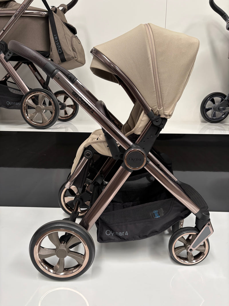EX DISPLAY Babystyle Oyster4 2-in-1 Travel System - Buttermilk