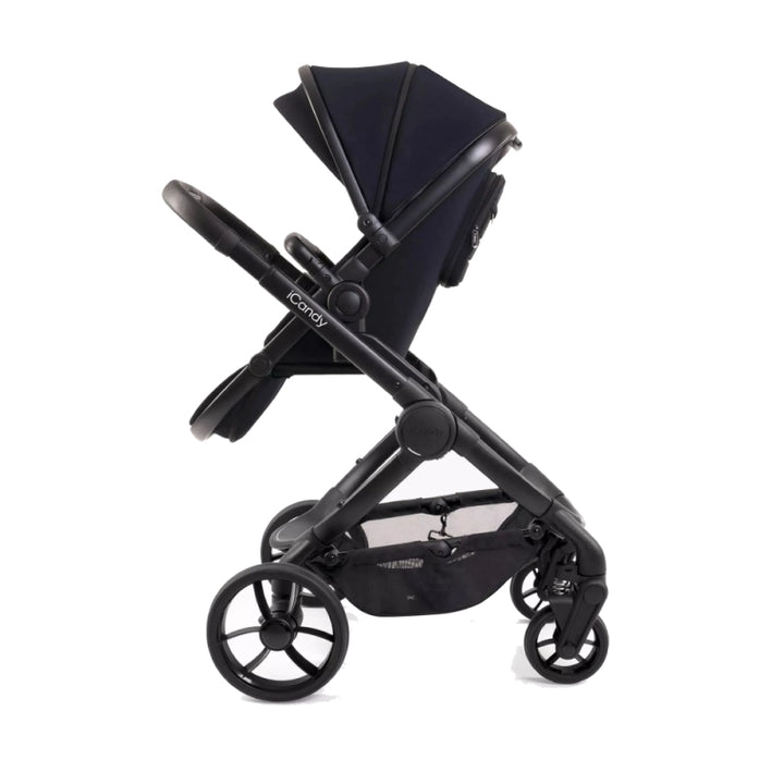 iCandy Peach 7 Maxi Cosi Cabriofix i-Size Complete Travel System Bundle - Black Edition