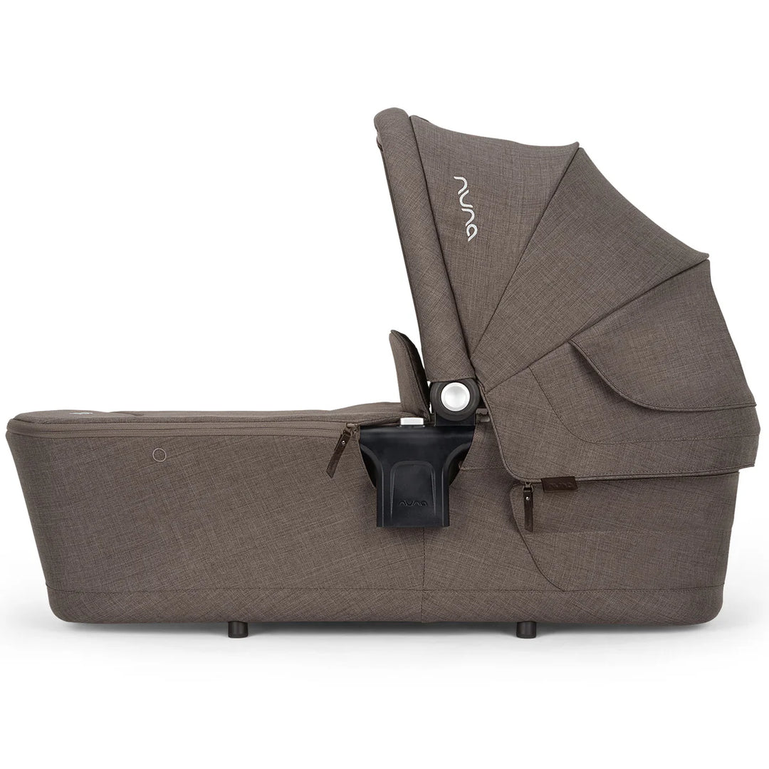 Nuna TRIV Next, LYTL Carrycot, ARRA Flex + Base Curve Travel System - Chestnut
