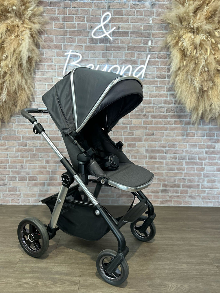 PRE LOVED Silver Cross Pioneer Pram & Pushchair - Clay