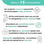 SnoozeShade Deluxe Car Seat Sun Shade