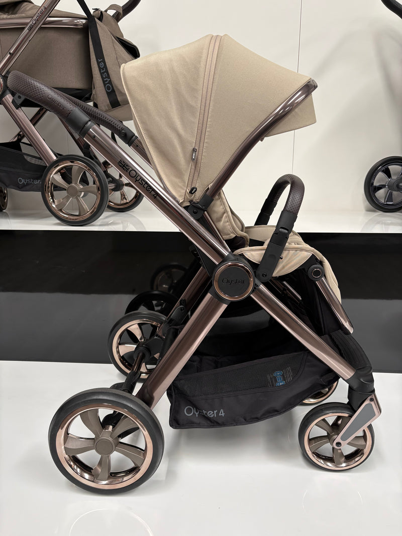 EX DISPLAY Babystyle Oyster4 2-in-1 Travel System - Buttermilk