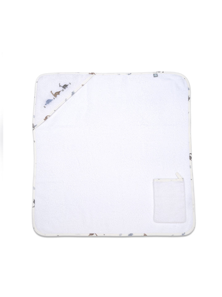 Funnababy Hooded Towel Set - Dinosaurus