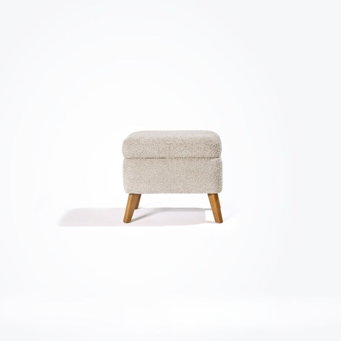 Tutti Bambini Oscar Luxe Rocking Chair & Storage Footstool - Mushroom