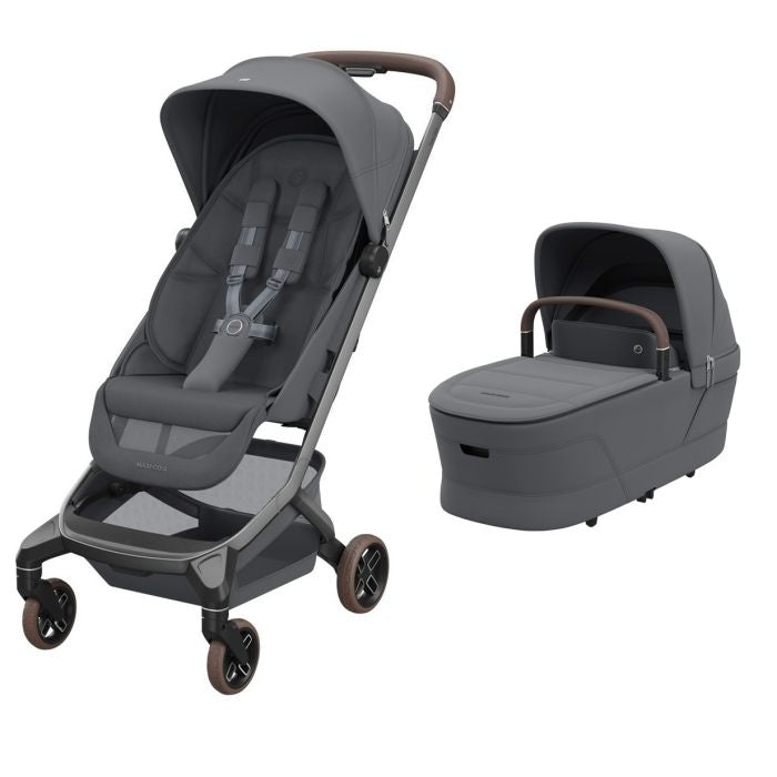 Maxi-Cosi Fame Cabin Stroller + Carrycot - Moon Graphite