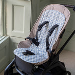 Avery Row Pram Liner - Coastline/Waves