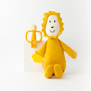 Matchstick Monkey Sensory Teething Teddy Set - Lion