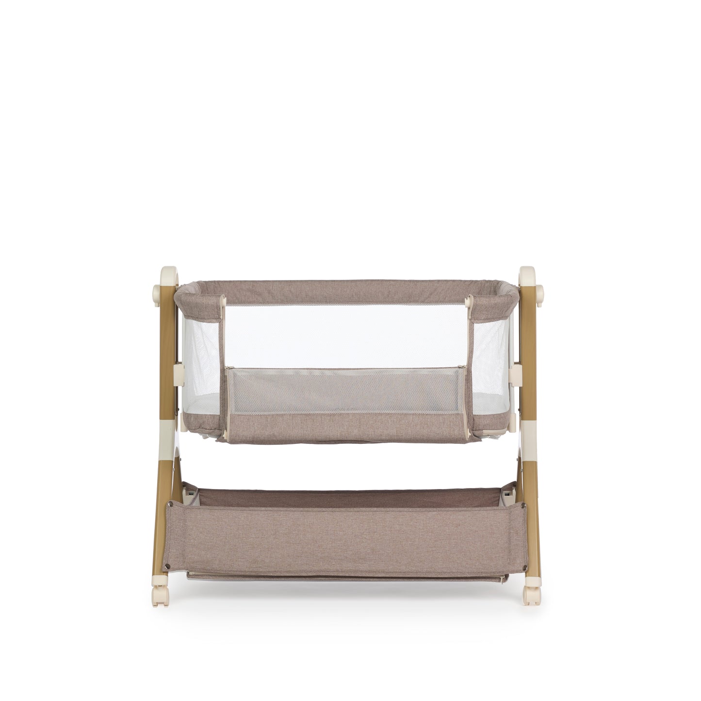 Obaby Cloud Bedside Crib - Nutmeg
