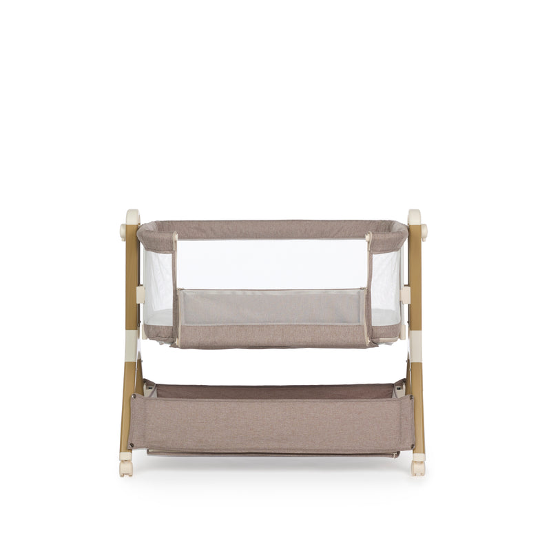 Obaby Cloud Bedside Crib - Nutmeg