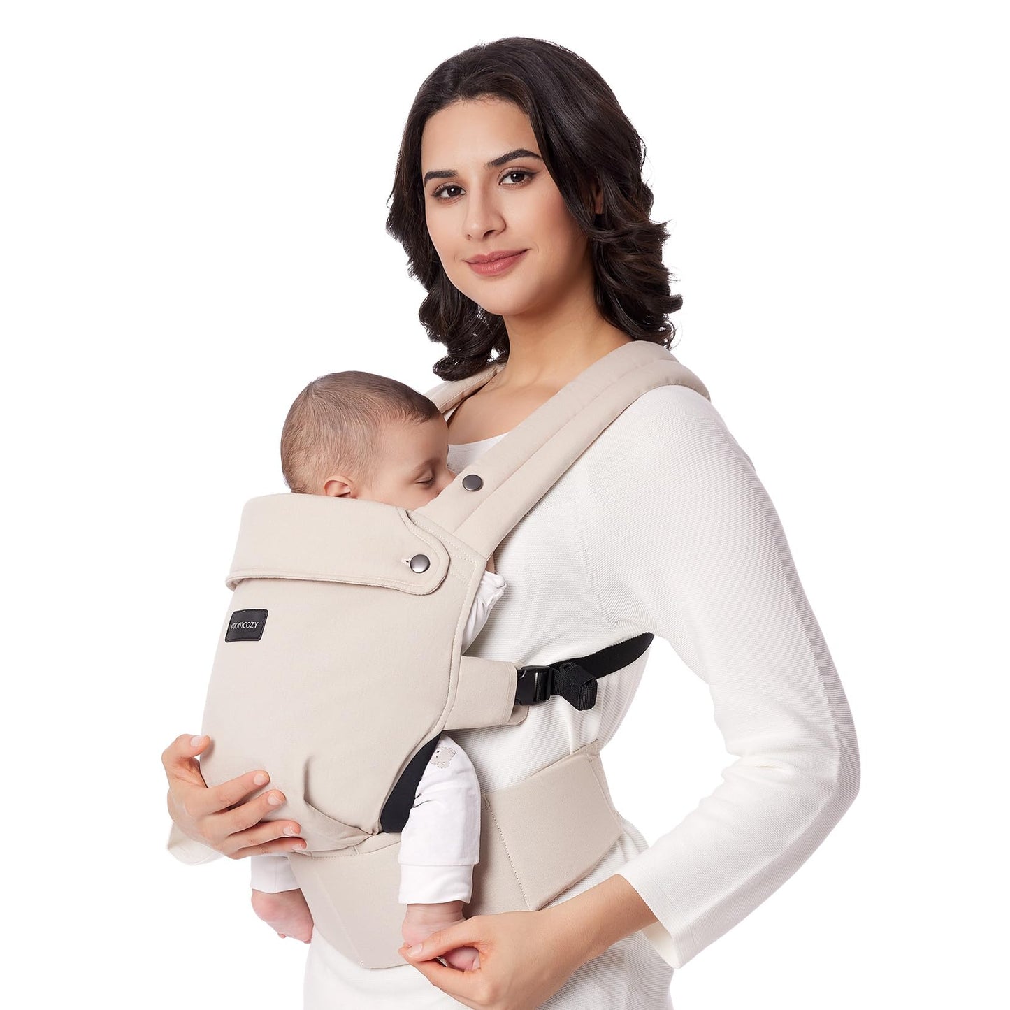 Momcozy Baby Carrier Newborn to Toddler Air Mesh - Pink