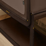 SnuzPod5 Bedside Crib - Chocolate