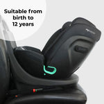 My Babiie MBCS300 Easy Spin R129 Car Seat with Top Tether - Black