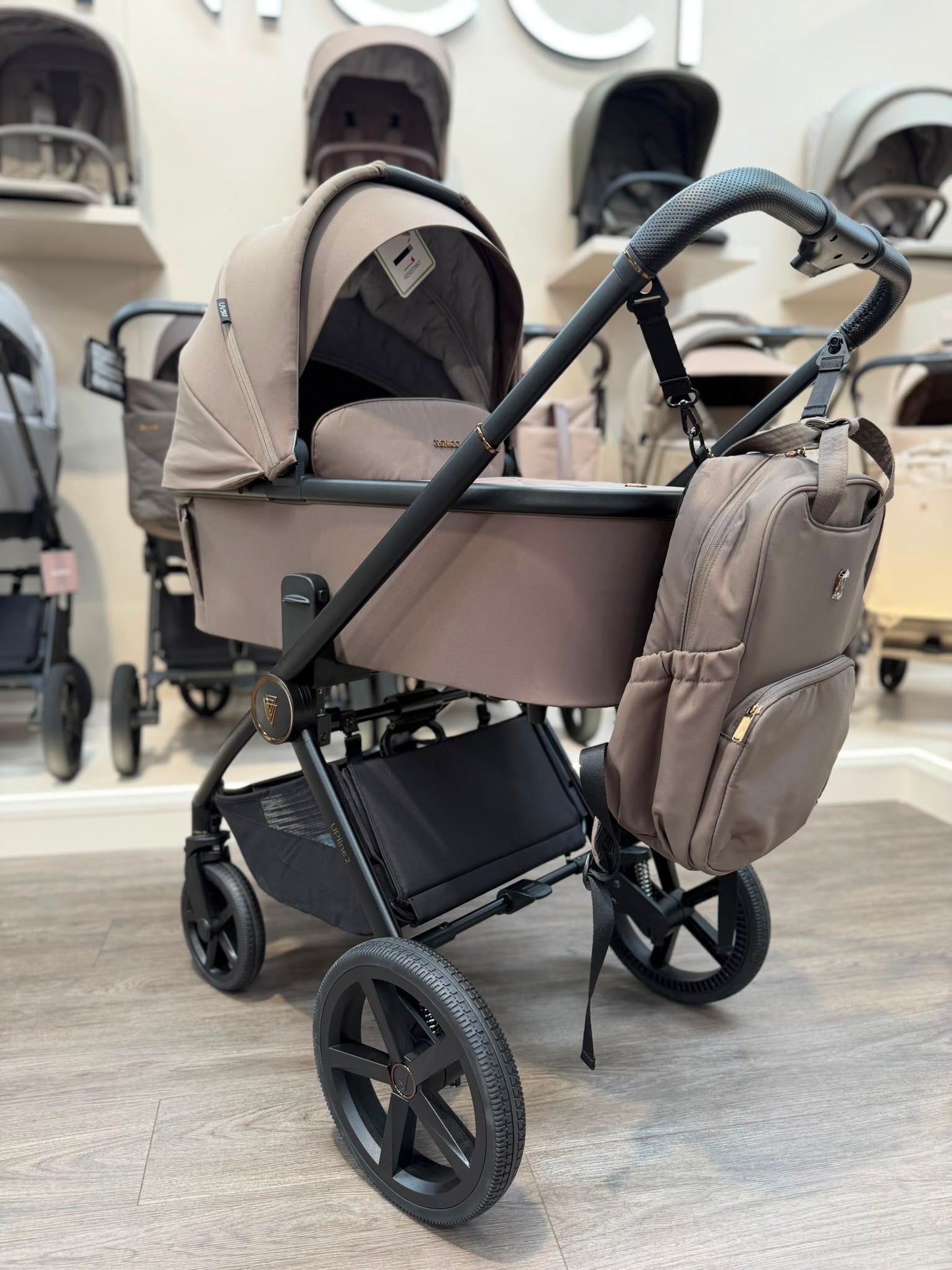 EX DISPLAY Venicci Upline2 Pram & Pushchair - Brownie