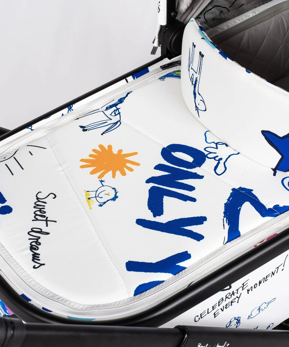 Venicci Upline2 4in1 Travel System Inc 360 Base - Special Edition Draft White