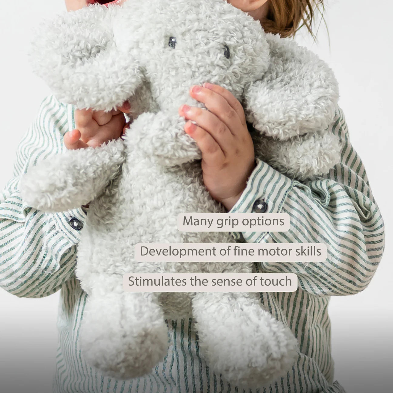 Nattou Mini Cuddly Teddy - Baby Elephant