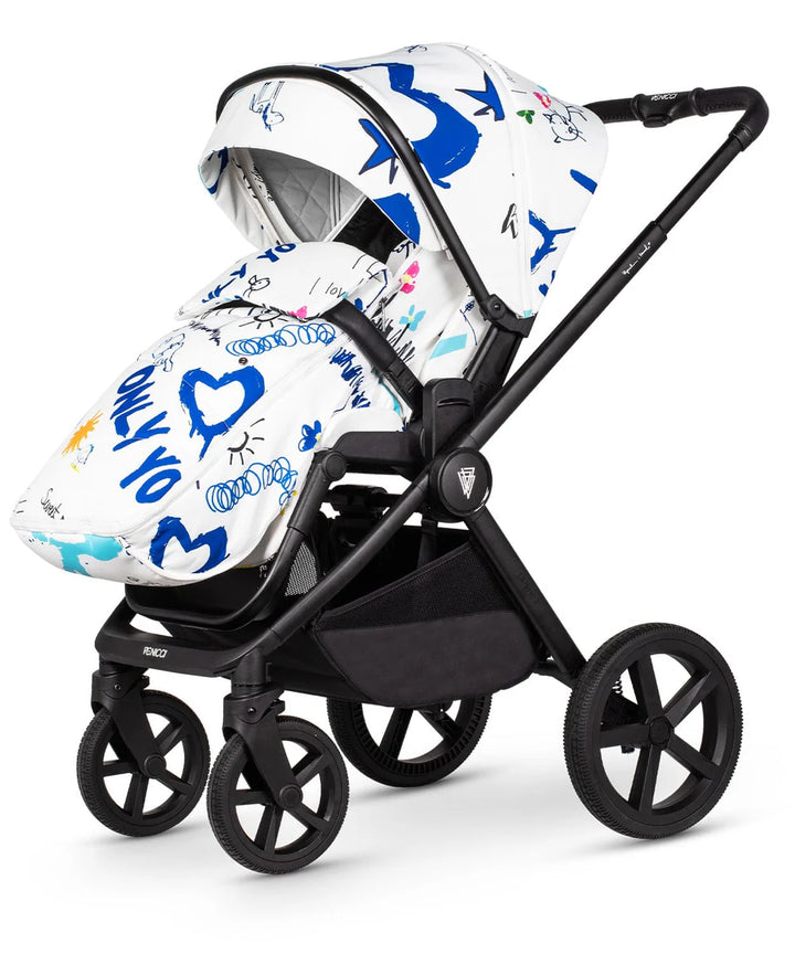 Venicci Upline2 4in1 Travel System Inc 360 Base - Special Edition Draft White