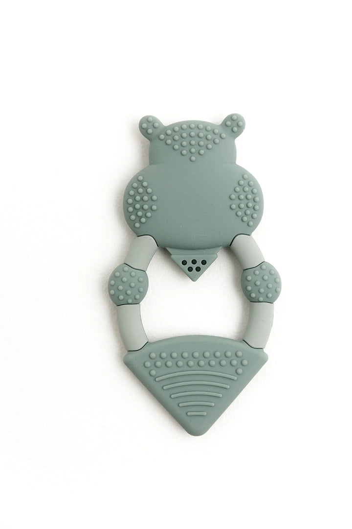 Cheeky Chompers Chewy Hippo Teething Gift Box - Sage