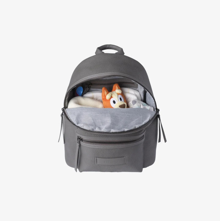 Bababing Luca Vegan Leather Changing Bag - Grey