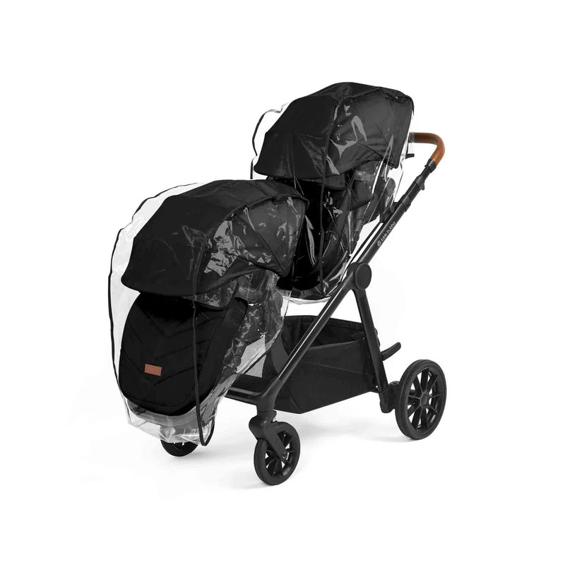 Ickle Bubba Virgo Growing Family 14 Piece Including Nimbus Car Seat + Base Travel System Bundle - Black
