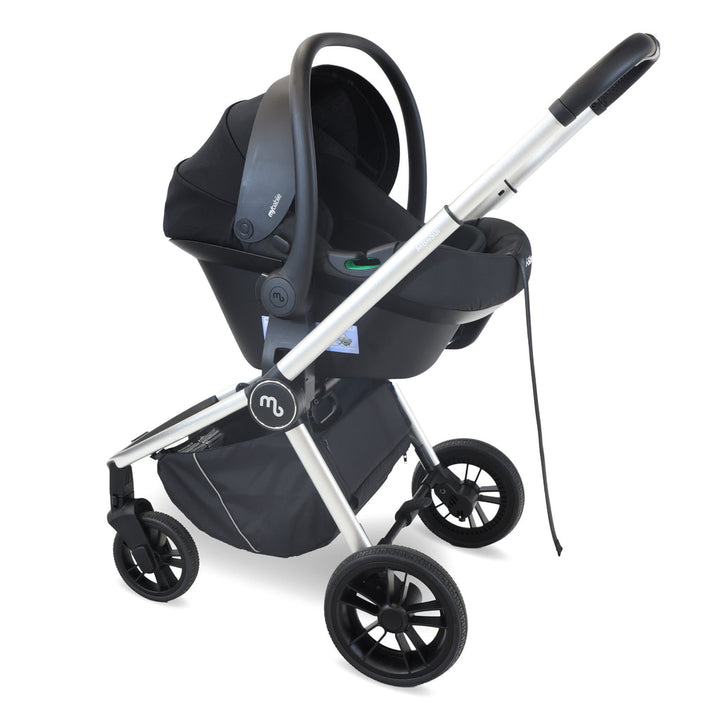 My Babiie MB450i 3-in-1 Travel System with Base - Steel Blue