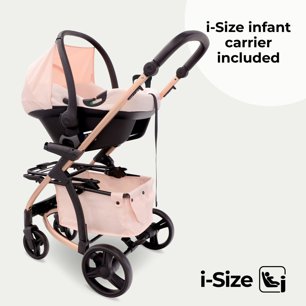 My Babiie MB200i 3-in-1 iSize Travel System - Pink Plaid