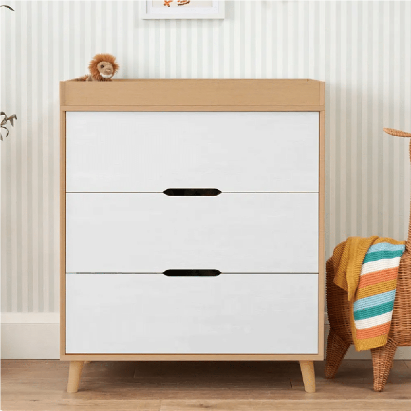 Tutti Bambini Hygge Mini 3 Piece Room Set – White/Light Oak