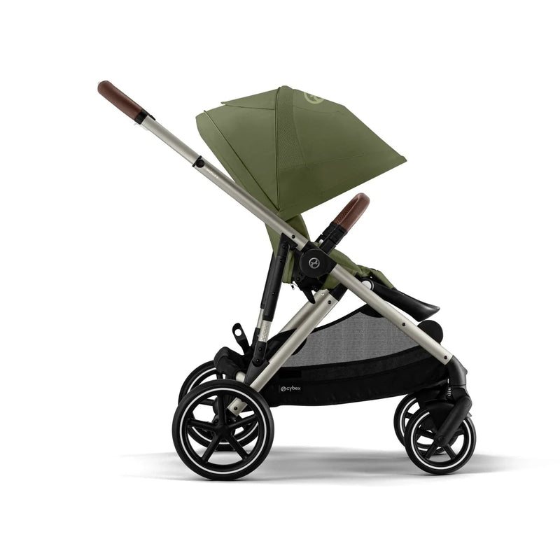 Cybex Gazelle Essential Bundle Inc Gold Footmuff - Moss/Taupe