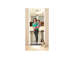 Liberty Security Gate With Smart Stay-Open Feature- Black