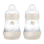 MAM Easy Start Colours Of Nature 160Ml 2 Pack Bottles - Taupe