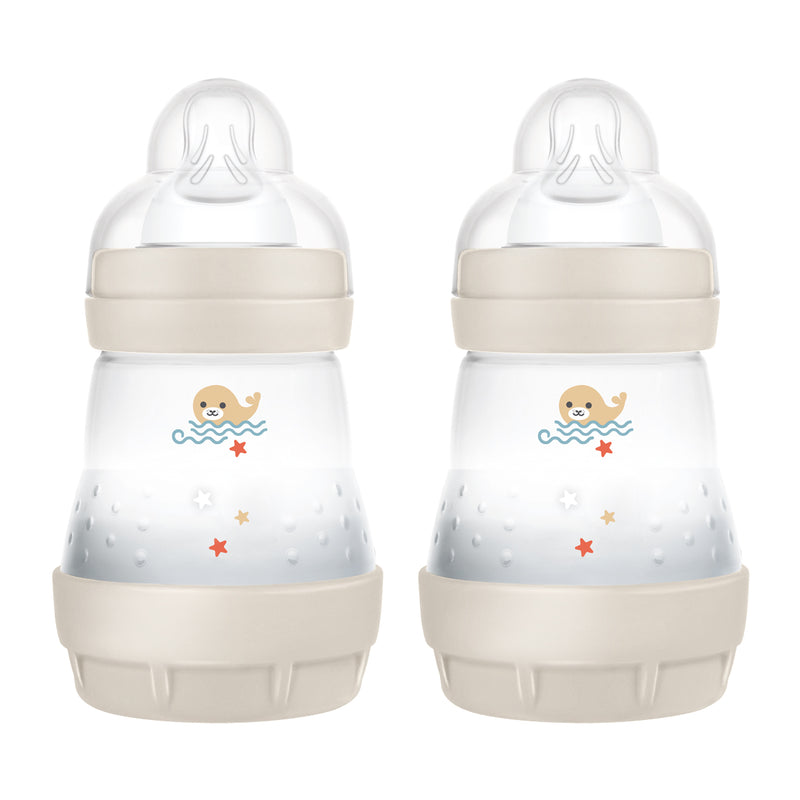 MAM Easy Start Colours Of Nature 160Ml 2 Pack Bottles - Taupe