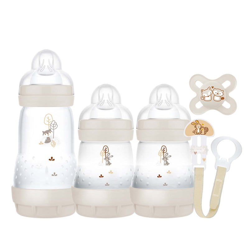 MAM Baby Easy Start Anti-Colic Bottles & Soother 5 Piece Newborn Gift Set - Unisex