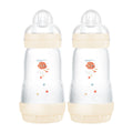 MAM Easy Start 260Ml 2 Pack Bottles - Taupe