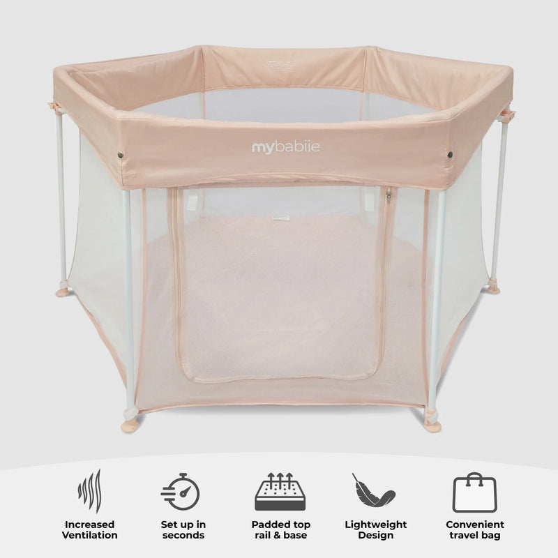 My Babiie Baby Playpen - Blush
