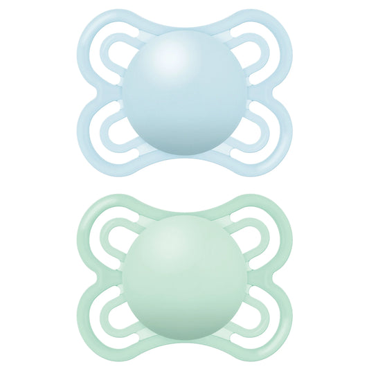 MAM Perfect Soother 0-6 Months X2 - Blue