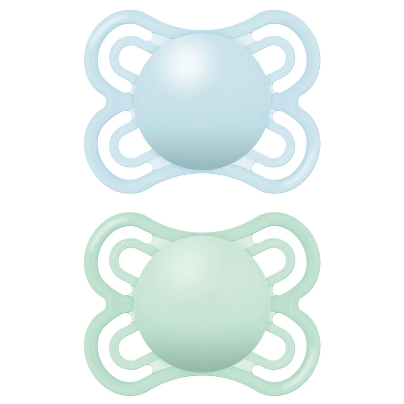 MAM Perfect Soother 0-6 Months X2 - Blue