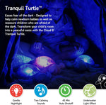 Cloud B Tranquil Turtle Rechargeable Projector Nightlight with White Noise Soothing Sounds - Pink