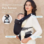 Momcozy Baby Carrier Newborn to Toddler Air Mesh - Black