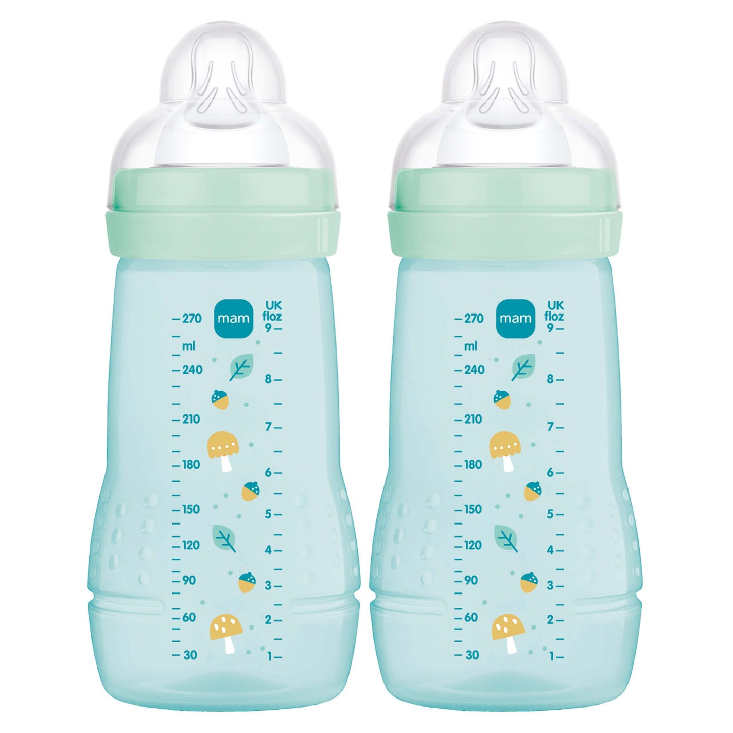 MAM Easy Active Bottle 270ml 2 Pack - Blue