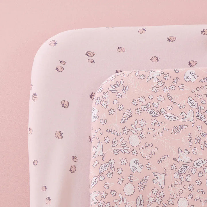 Tutti Bambini Bedside Crib 2 Pack Fitted Sheets - Tiny Tails