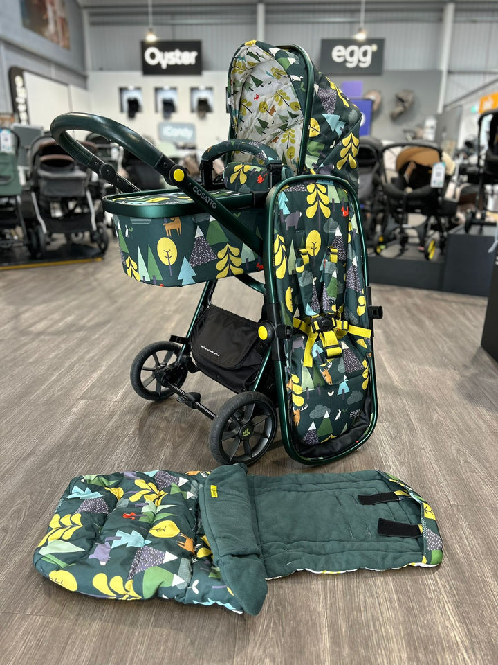 PRE LOVED Cosatto Giggle 3 Pram & Pushchair - Into the Wild + Footmuff