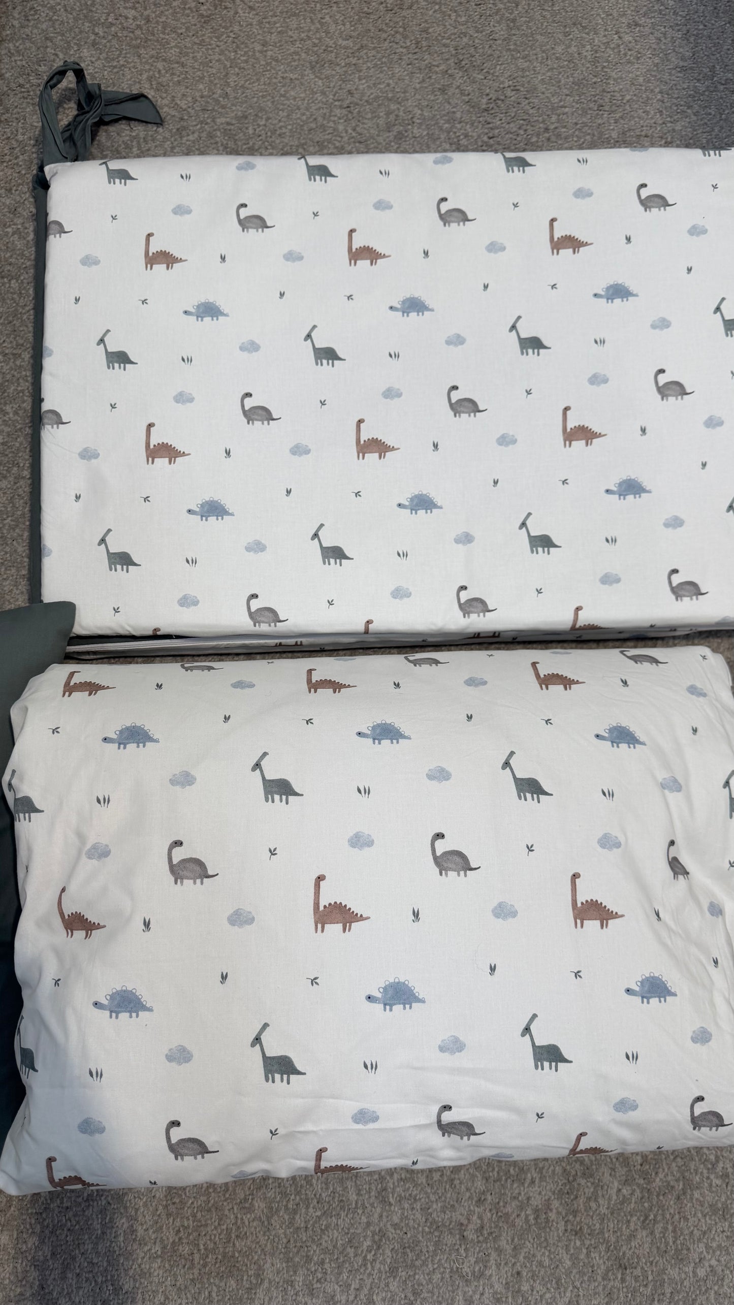 EX DISPLAY Funnababy Dino Cot Bedding Set