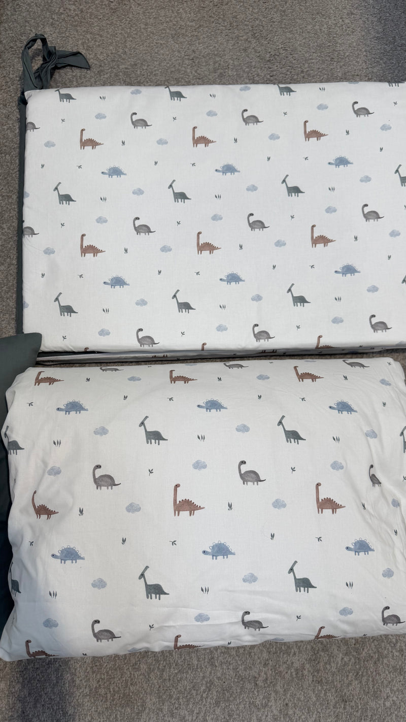 EX DISPLAY Funnababy Dino Cot Bedding Set