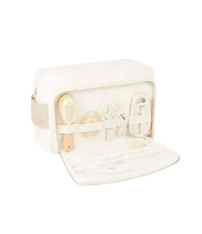 Babymoov Curl White Shearling Baby Toiletry Bag