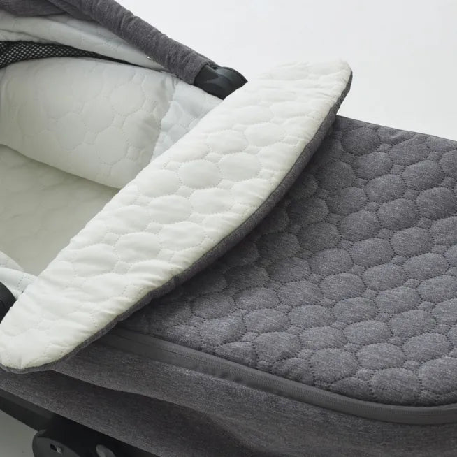 Mee-Go Uno+ Tandem Pushchair - Pearl Grey