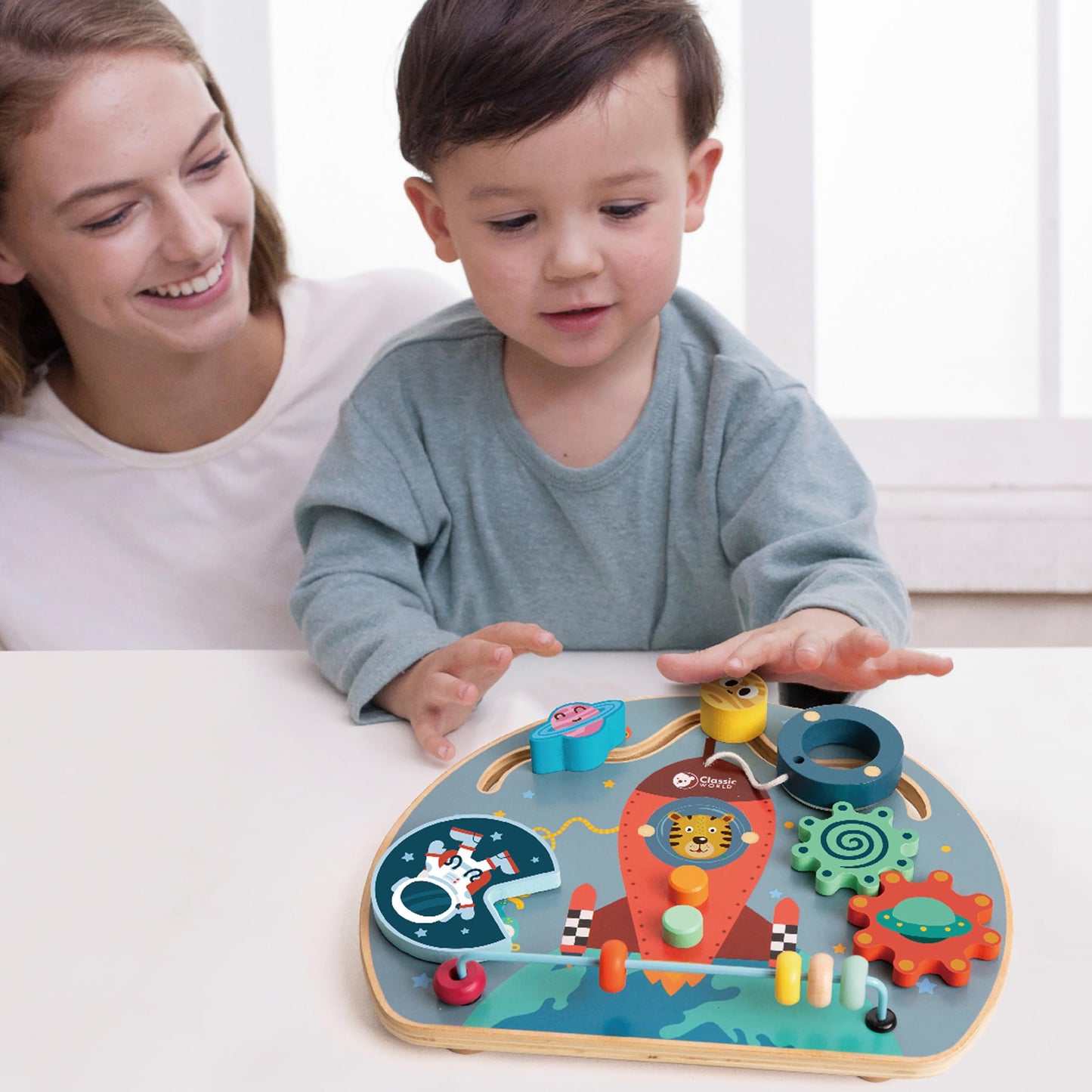 Classic World Busy Board - Rocket